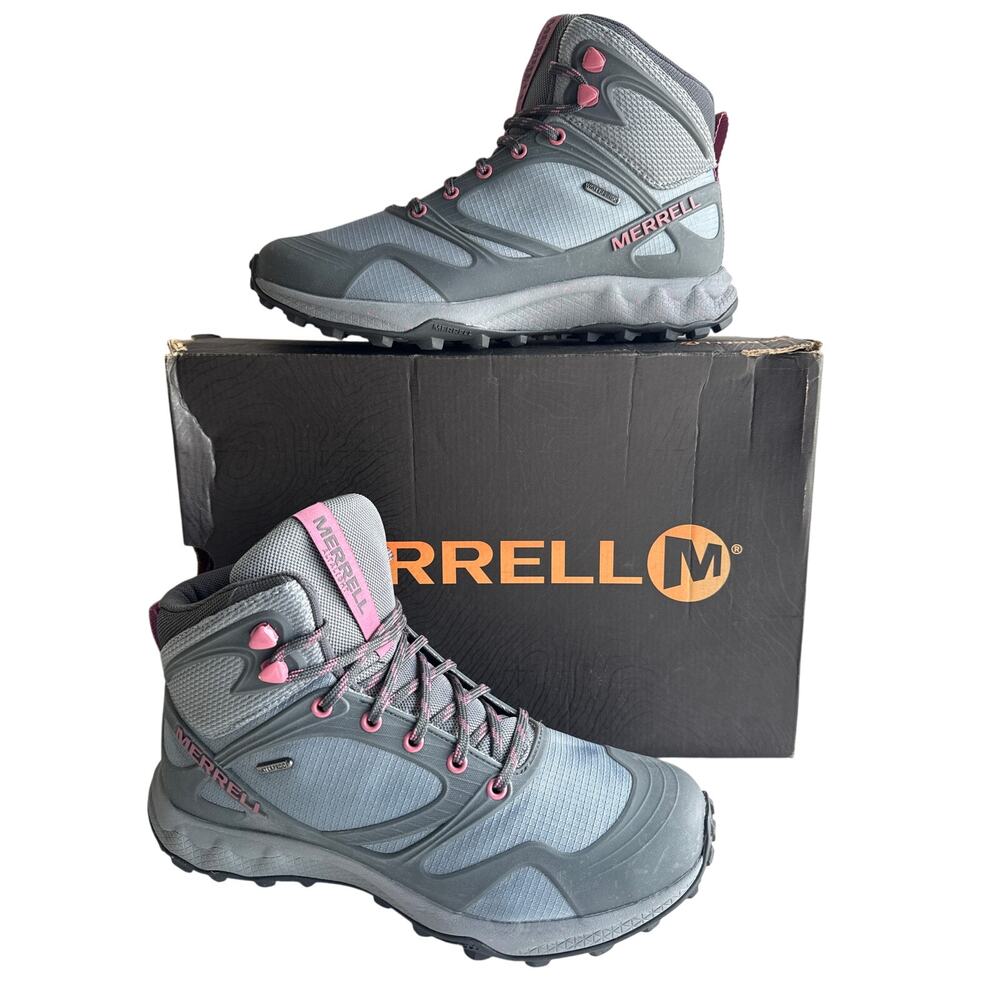 Merrell Altalight Mid Hiking‎ Boots Women's 9.5 Waterproof Nylon Ripstop J034218